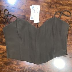 Zara Brown Top