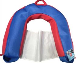 Big Joe Noodle Sling, Floating Pool Chair Noodle Slings Cup Holder Pocket Red/Blue