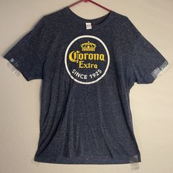 Corona Extra Mens Corona Extra Since 1925 Navy Heather T Shirt Size XL