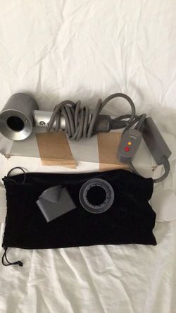 Dyson Hair Dryer with Attachments and Bag