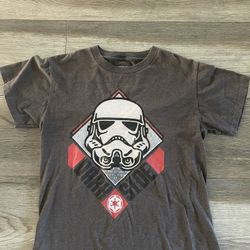 Darts Vader Boys Star Wars Tee Shirt Size Small