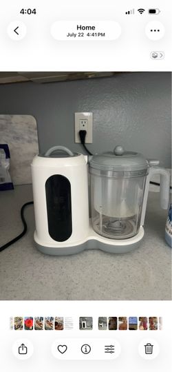 Baby food steamer and blender