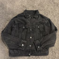 Black Jean Jacket Size Small Men’s 
