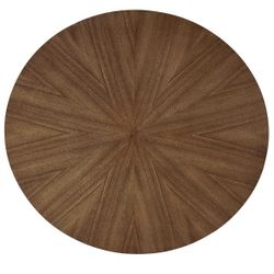 Crossroads 47" Round Wood Dining Table With Chairs