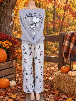 Snoopy Pajama Set Top and Pants