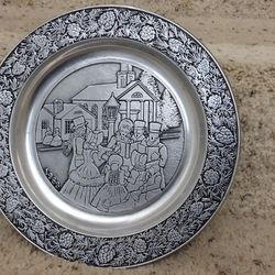 11" Pewter Plate Wilton 1983 
