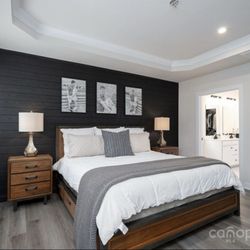 King Size 6-piece Whittier Wood Furniture Bedroom Suit