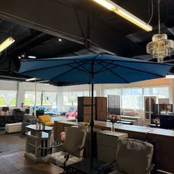 🔥Special Discount 🔥10FT 2-Tiers Outdoor Patio Umbrella, Outdoor Table Umbrella with Push Button Tilt and Crank, Vented Large Market Umbrella 8 Sturd