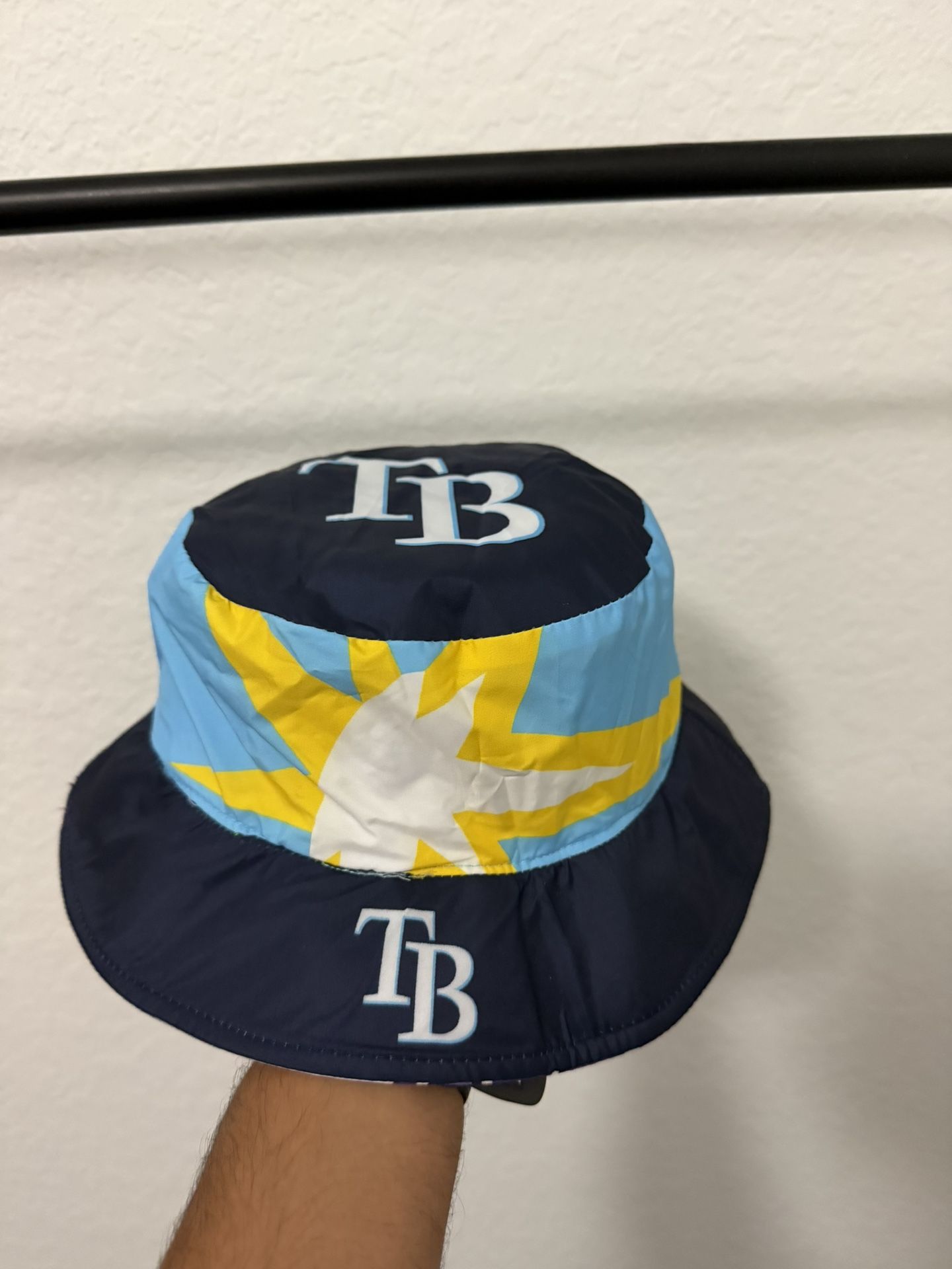 Brand New Tampa Bay Rays Reversible Youth Bucket Hat