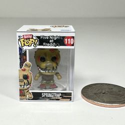 Funko Bitty Pop FNAF Springtrap 110 rare Chase Mystery 1/6 Five Nights at Freddy's