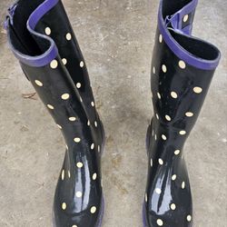 Rain/garden Boots Size 10 UW Theme