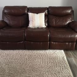 Leather !!Reclining Living Room Set !!