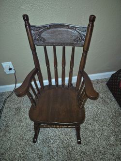 Toddler Wood Rocking Chair
