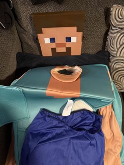 Minecraft Halloween Costume Steve Like New