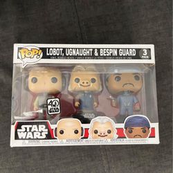 Pop Star Wars Lobot, Ugnaught, & Bespin Guard