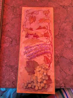 Original Mixed Media Vineyard Wall Art
