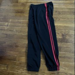 Vintage Starter Track Pants Youth XL 14 16 Black Red