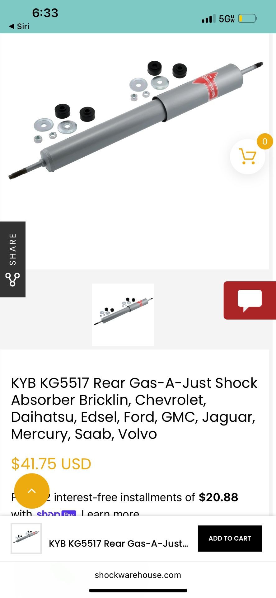 Shock Absorber Gas