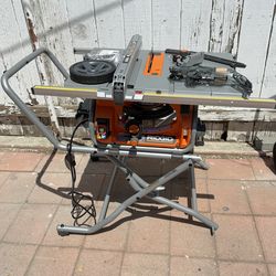 Rigid table saw with stand