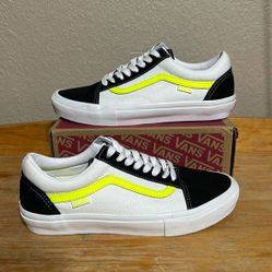 Vans Old Skool Neon Skate Size 9.5 Men’s