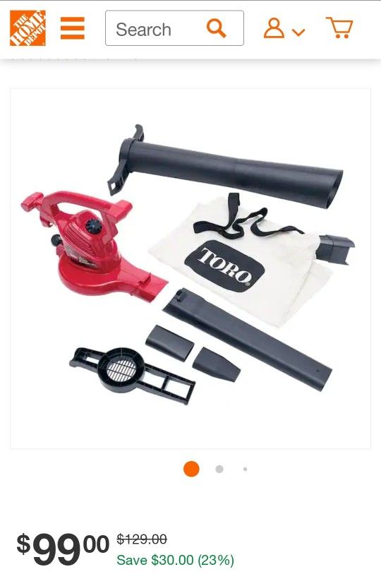 Toro Ultra Blower And Vac