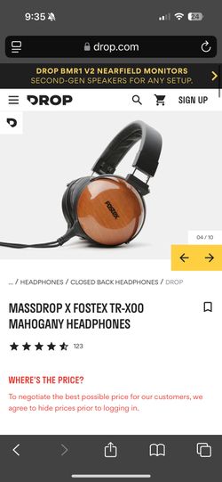 Mass Drop X Fostex Open Back Headphones