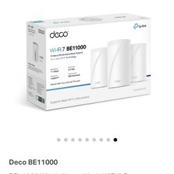 Deco Tp Link WIFI System Deco BE1100
