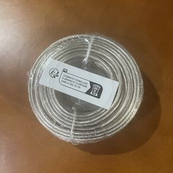 100 Ft Speaker Wire 1 Roll Transparent 22AWG Speaker Wire Cable For Stereo, CCA & TCCA Materials, Home Theater Speakers, Surround Sound, Radio (100FT/