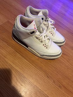 Jordan White Cement 3 Size 10