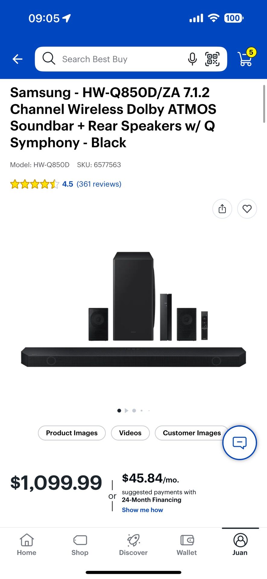 Samsung Surround Sound System