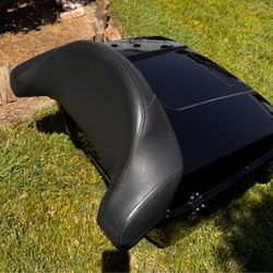 Harley Motorcycle Tour Pack with Backrest
