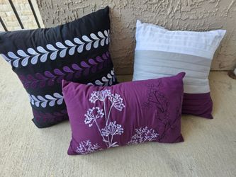 Throw pillows