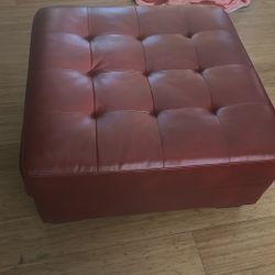 Red/Maroon Ottoman