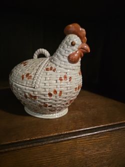 Ceramic rooster