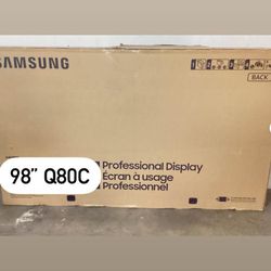 SAMSUNG 98-Inch Class QLED 4K Q80C Series Quantum HDR+, Dolby Atmos Object Tracking Sound Lite, Direct Full Array, Q-Symphony 3.0, Gaming Hub, Smart T