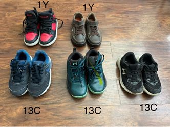 Boys Shoes Size 13C, 1Y