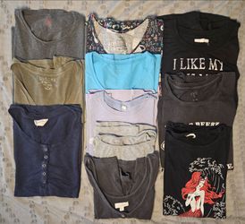 Women’s Size XL Clothing Lot - 11 Casual Tops Bundle (Old Navy, Target, Maurices)