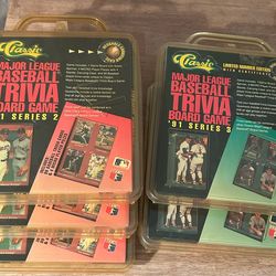 1991 Classic MLB board game card set