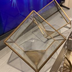 Glass Square Terrarium Lantern