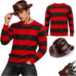 Freddy Krueger Costume - A Nightmare on Elm Street. Size L