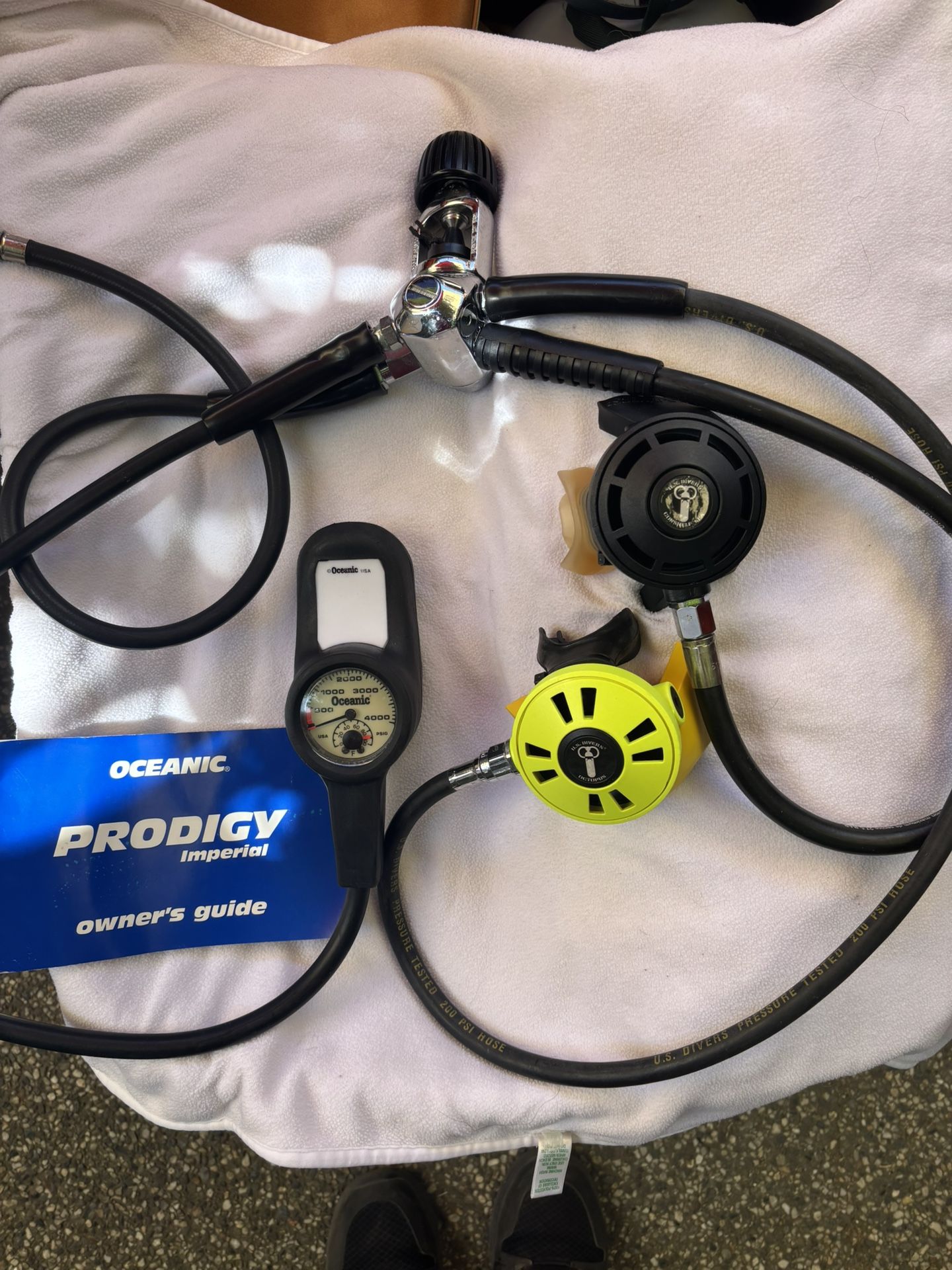 Oceanic/ Aqualung Diving Regulator Set