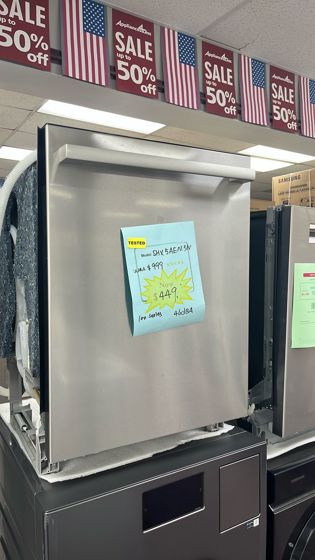 Dishwasher New Stainless Steel Open Box