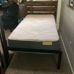 Twin Size Bed Frame And Mattress