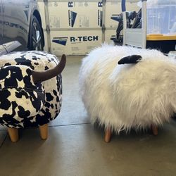 Farm Animal Foot Stools