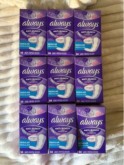 NEW Always liners 9 packs