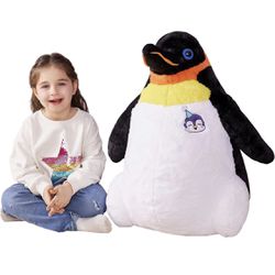 IKASA Large Emperor Penguin Stuffed Animal Plush Toy, 23" Giant Penguin Plushie for Kids Girls Boys Girlfriend Children
