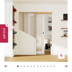 Pocket Door Solid Wood With Or Without Glass 