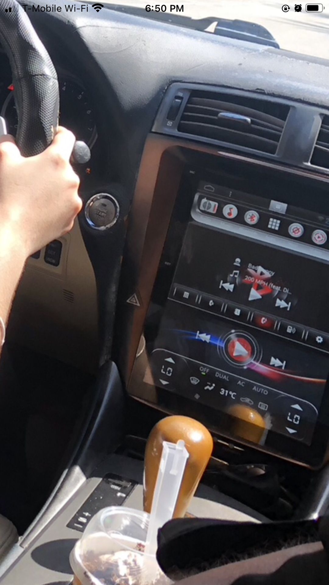 Tesla Style Apple And Android Car Play Touch Screen Radio