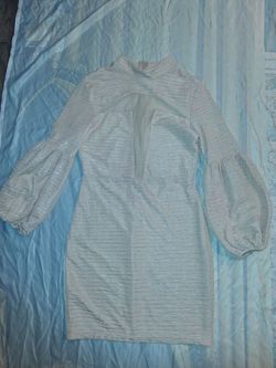 Beige Dress with Balloon Sleeves size XL