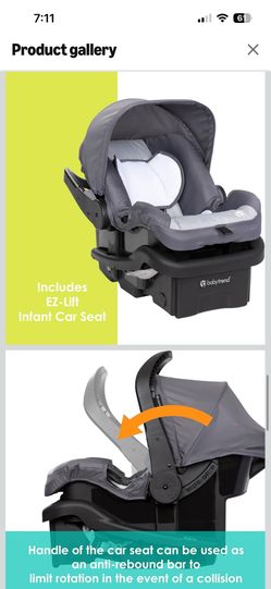Baby infant Trend Car seat